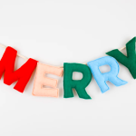 Festone Merry Christmas in Feltro