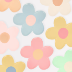 8 Piatti Margherite Pastello