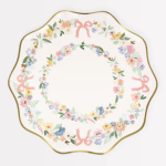 8 Piattini Fiori e Fiocchi