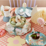 8 Bicchieri Coniglietto con Fiocchetti