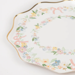 8 Piattini Fiori e Fiocchi