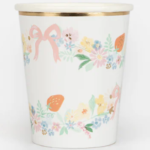 8 Bicchieri Fiori e Fiocchi