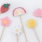 6 Candeline Happy Icons