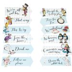 12 Cartelli Alice in Wonderland