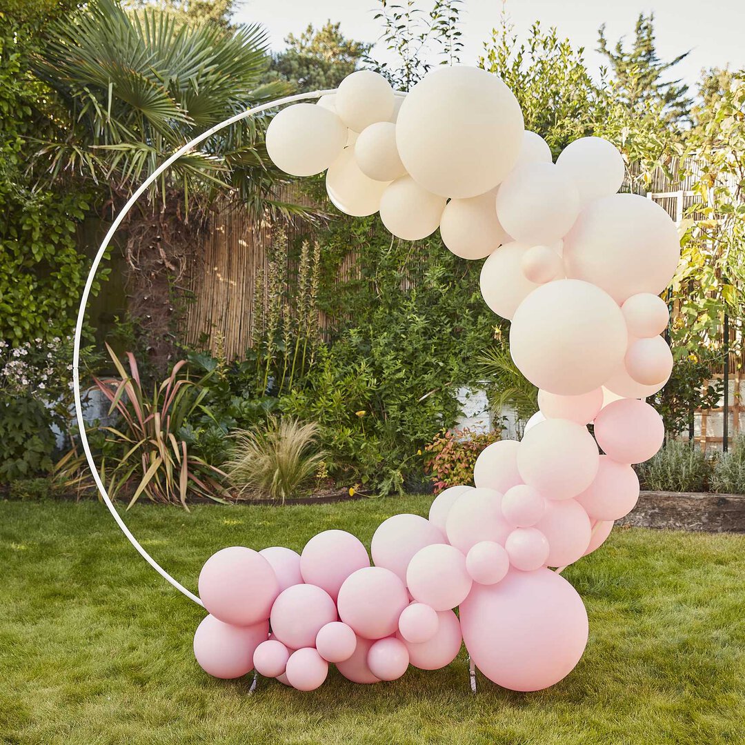 Kit Arco Palloncini Nude & Pink - immagine 2