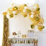 Kit Arco Palloncini Oro e Bianco