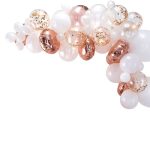 Kit Arco Palloncini Rose Gold e Bianco