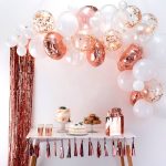 Kit Arco Palloncini Rose Gold e Bianco