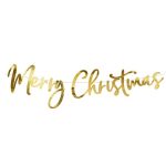 Festone Merry Christmas Oro