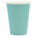 25 Bicchieri Verde Acqua-Tiffany in Carta