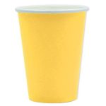 25 Bicchieri Gialli in Carta