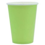 25 Bicchieri Verde Lime in Carta