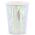 6 Bicchieri Iridescenti in Carta