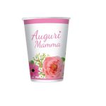8 Bicchieri "Auguri Mamma"