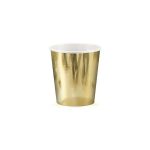 6 Bicchieri Oro Metallizzato