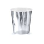 6 Bicchieri Argento Metallizzato