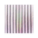 10 Cannucce Iridescenti in Carta