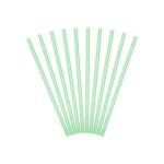 10 Cannucce Verde Menta in Carta