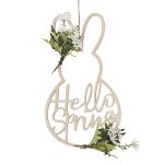 Coniglietto in Legno "Hello Spring"