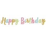 Festone Happy Birthday Glitter