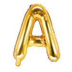 Lettera A Stampatello Oro