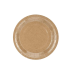 6 Piattini Marroni in Carta