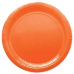 25 Piatti Arancioni in Carta