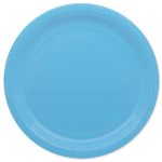 25 Piatti Azzurri in Carta