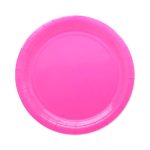 25 Piatti Fuxia in Carta