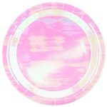 6 Piatti Iridescenti in Carta