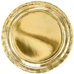 6 Piatti Oro in Carta