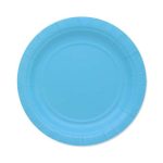 25 Piattini Azzurri in Carta