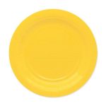 25 Piattini Gialli in Carta