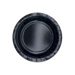 25 Piattini Neri in Carta