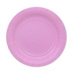 25 Piattini Rosa in Carta