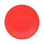 25 Piattini Rossi in Carta