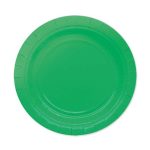 25 Piattini Verdi in Carta