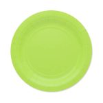 25 Piattini Verde Lime in Carta