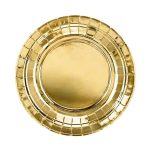 6 Piattini Oro in Carta