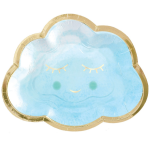 8 Piatti Nuvoletta Celeste