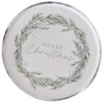 8 Piatti Merry Christmas Argento