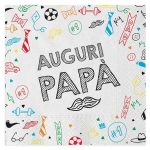20 Tovaglioli "Auguri Papà"