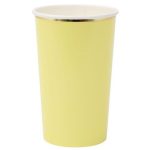 8 Bicchieri Colori Misti con Bordo Oro