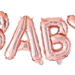 Palloncini Scritta "Baby" Rose Gold