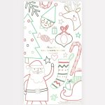 Tovaglia Natale da Colorare