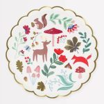 8 Piattini Bosco Invernale