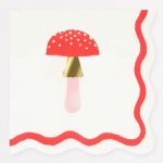 16 Tovaglioli Piccoli Funghi