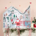 Calendario dell'Avvento Sticker Casa Babbo Natale