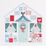 Calendario dell'Avvento Sticker Casa Babbo Natale