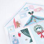 Calendario dell'Avvento Sticker Casa Babbo Natale